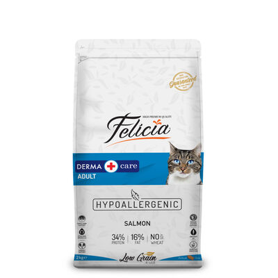Felicia Az Tahıllı Somonlu Yetişkin Kedi Maması 2kg - 1
