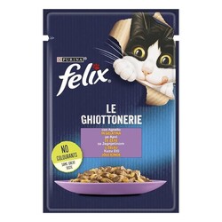 Felix Kuzu Etli Jöle İçinde Yaş Kedi Maması 85 Gr
