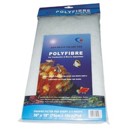 Filtre Süngeri Poly Fiber 75x45cm Beyaz