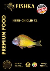 Fishka - Fishka Herb Bitkisel Cichlid XL 1000ml 400gr 1.2-1.5mm