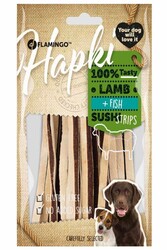 Flamingo Hapki Kuzulu Balıklı Köpek Lamb Fish Sushi Strips 85gr