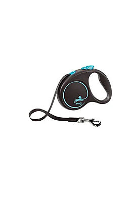 Flexi Black Design 5 m Şerit Tasma M Mavi - 1