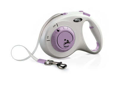 Flexi Selecet Lila 7 Mt şerit Tasma  - 1