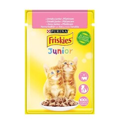 Friskies Pouch Junior Tavuklu Yavru Kedi Konservesi 85 Gr.
