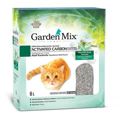 Garden Mix Bentonit Aktif Karbon Marsilya Sabunlu 6lt - 1