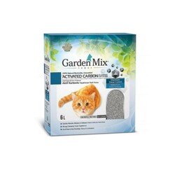 Garden Mix - Garden Mix Bentonit Aktif Karbonlu Kedi Kumu 6lt 
