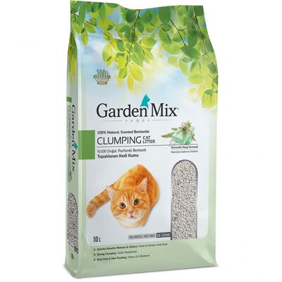 Garden Mix Bentonit Marsilya Sabunu Kalın 10lt Kedi Kumu - 1