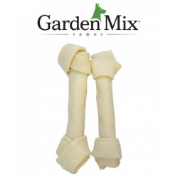 Garden Mix - Gardenmix Beyaz Düğüm Deri Kemik 17-19 cm/2 li