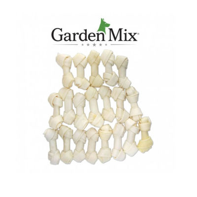 Gardenmix Beyaz Düğüm Deri Kemik 6-7,5 cm/20 li