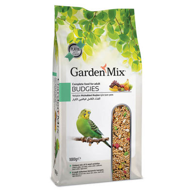 GardenMix Budgies Platin Meyveli Muhabbet Kuş Yemi 1 Kg