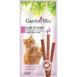 Garden Mix - Gardenmix Ciğerli Kedi Stick Ödül 3x5gr 