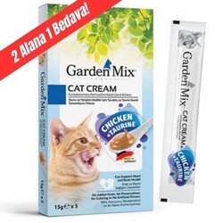 Gardenmix Gurme Kedi Kreması Tavuk+Taurin 15GR+5