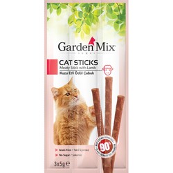 Garden Mix - Gardenmix Kuzu Etli Kedi Stick Ödül 3x5gr 