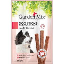 Garden Mix - Gardenmix Kuzu Etli Köpek Stick Ödül 3x11gr 