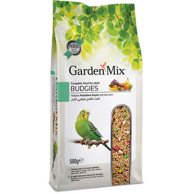 GardenMix Platin Meyveli Muhabbet Kuş Yemi 500g