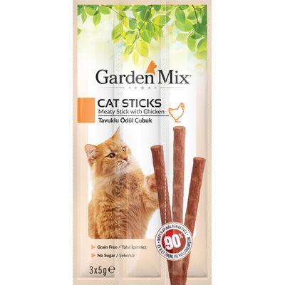 Gardenmix Tavuklu Kedi Stick Ödül 3x5gr 
