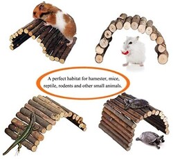 Getreide 2002 Doğal Ahşap Hamster Tüneli 12x40cm