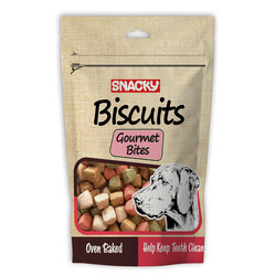 Snacky - Gourmet Bites Fırında Pişmiş Köpek Bisküvisi 200gr