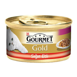 Nestle Purina - Gourmet Gold Kıyılmış Sığır Etli Kedi Konserve 85gr