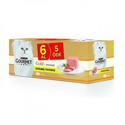 Gourmet Gold Kıyılmış Tavuklu Kedi Konserve 85gr (6al5öde) - 1