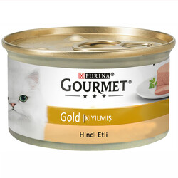Nestle Purina - Gourmet Gold Kıyılmış Hindi Etli Kedi Konserve 85gr 