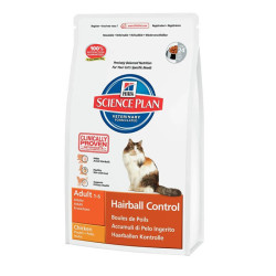 Hills Adult 1-6 Hairball Control Chicken Tavuklu Yetişkin Kedi Maması 1,5 Kg