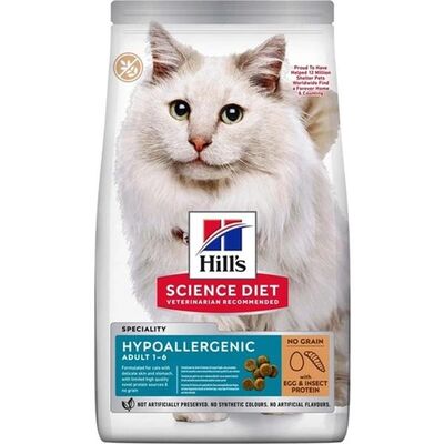 Hills Hypo-Allergenic Somonlu Kedi Maması 7 Kg
