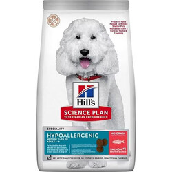 Hills - Hill's Hypoallergenic Somonlu Orta Irk Yetişkin Köpek Maması 12kg