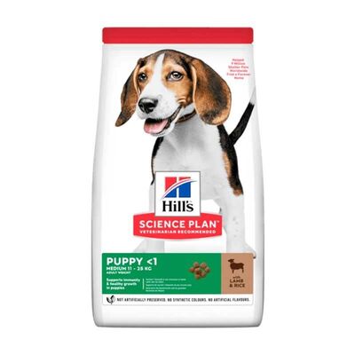  Hills Puppy Medium Lamb Kuzu Etli Yavru Köpek Maması 14kg - 1