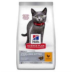 Hill's Sterilised Kitten Tavuklu Kısırlaştırılmış Yavru Kedi Maması 1,5kg