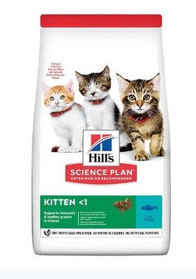 Hill’s SCIENCE PLAN Healthy Development Ton Balıklı Yavru Kedi Maması 1kg + 500gr HEDİYE!