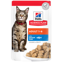 Hills - Hills Science Plan Yetişkin Okyanus Balıklı Pouch 85gr 
