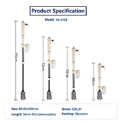 Jeneca AS-615B USB Kablolu ve Pilli Dip Süpürgesi - 4