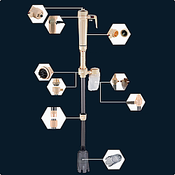Jeneca AS-615B USB Kablolu ve Pilli Dip Süpürgesi - 7