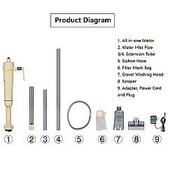 Jeneca AS-615B USB Kablolu ve Pilli Dip Süpürgesi - 11