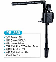 Jeneca PB-360 Şelale Filtre Pompası