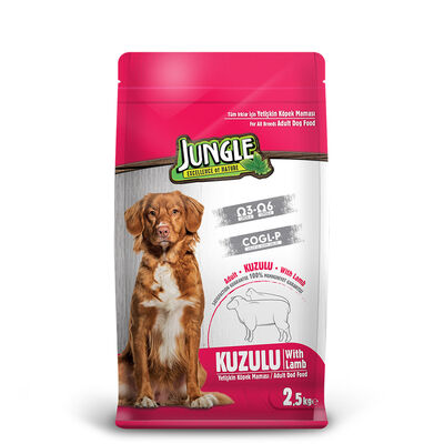 Jungle 2,5 kg Kuzu Etli Yetişkin Köpek Maması - 1