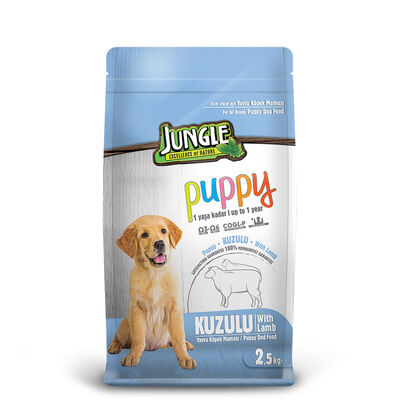 Jungle 2,5 kg Yavru Kuzu Etli Köpek Maması - 1