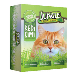 Jungle - Jungle Kedi Çimi Kutulu Fileli 