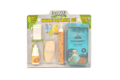Jungle Muhabbet Kuşu İhtiyaç Seti - 1