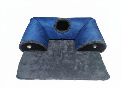 Kedi Oyun Tünelli Yatak 