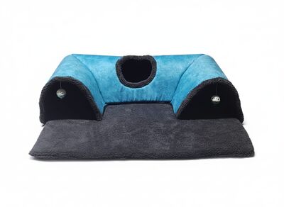 Kedi Oyun Tünelli Yatak 