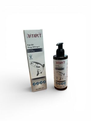 Vitapet Kedi Köpek Somon Yağı 200 ml