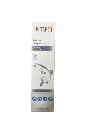 Vitapet Kedi Köpek Somon Yağı 200 ml