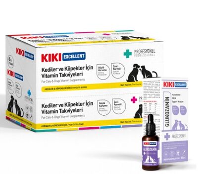KIKI Kedi & Köpek Glukozamin, Kondroitin, Type II Kolajen, MSM 50 ml. - 1
