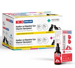 KİKİ - KIKI Kedi & Köpek Multi Vitamin Şurup 50 ml.