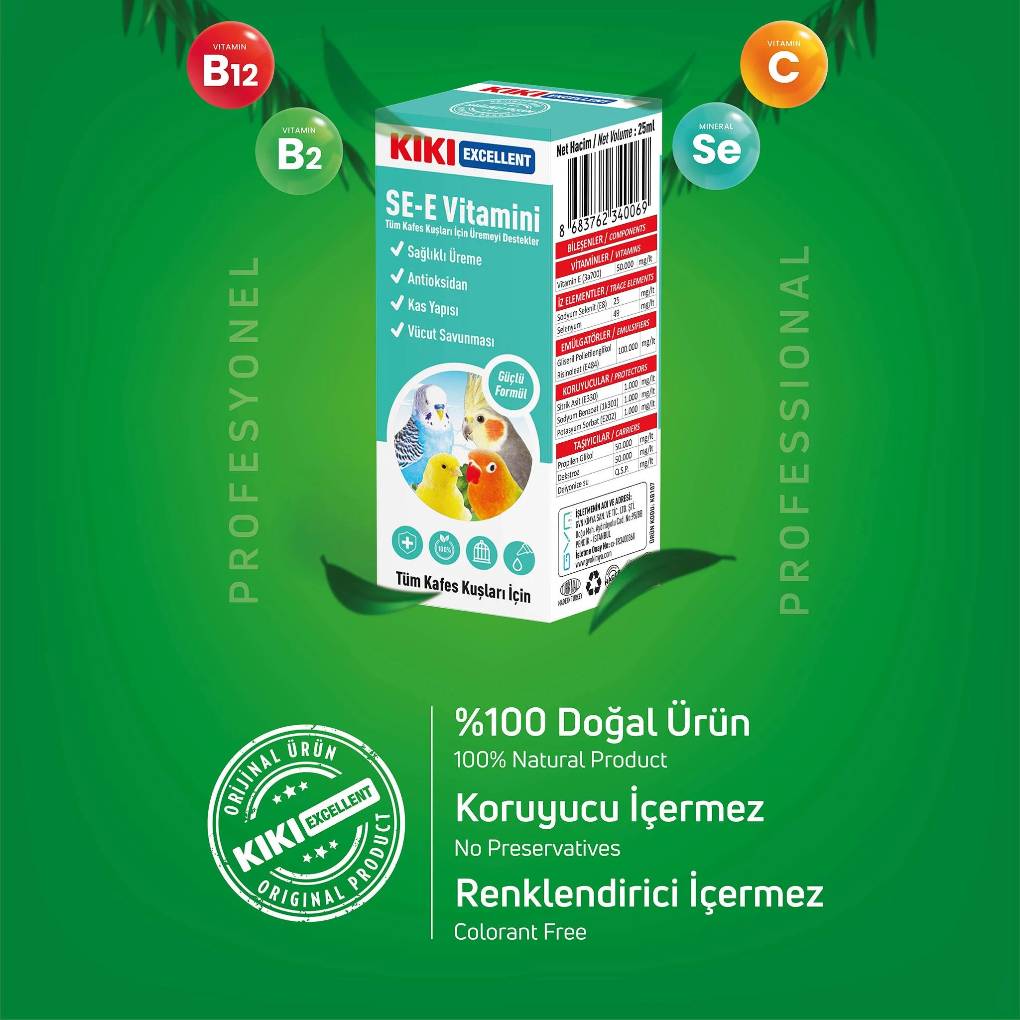KIKI SE-E Vitamini 25 ml. - 2