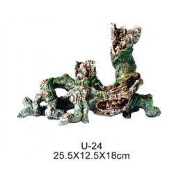 King Aksesuar U24  Kütük 25x12x18cm 