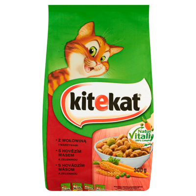 Kitekat Sığırlı Sebzeli Yetişkin Kedi Kuru Tam Mama 300gr - 1