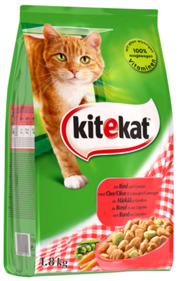 Kitekat Sığırlı ve Sebzeli Kedi Maması 1,8kg - 1